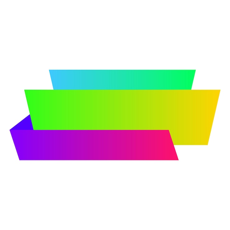 Vettore origami vendita banner etichetta badge modello di progettazione vuoto
