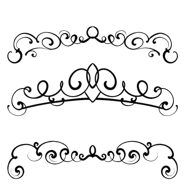 ornamenti calligrafici