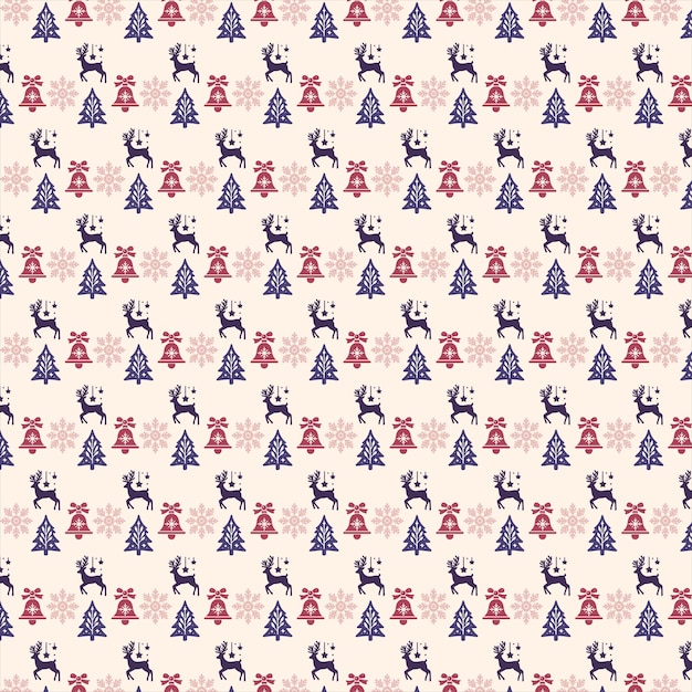 Ornamenti di Natale a disegno senza vergogna illustrazione vettoriale disegno a silhouette colorata