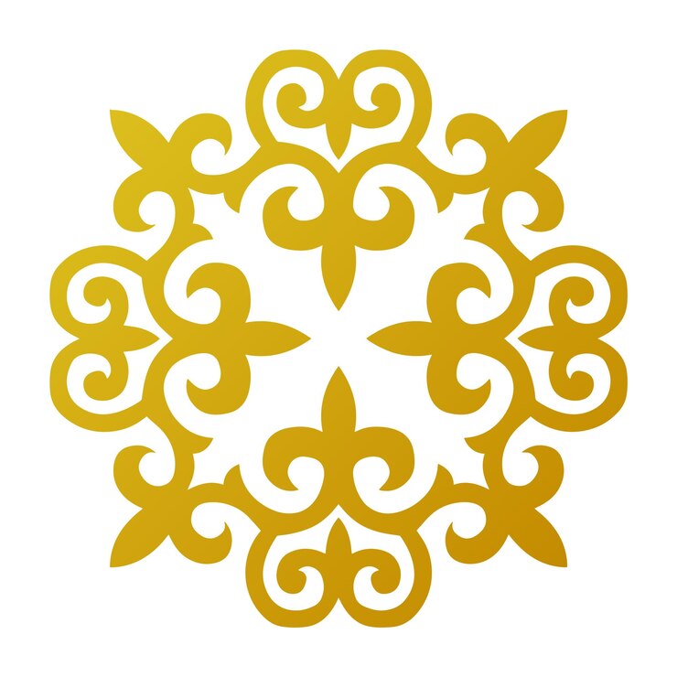 Vettore ornamento kazako