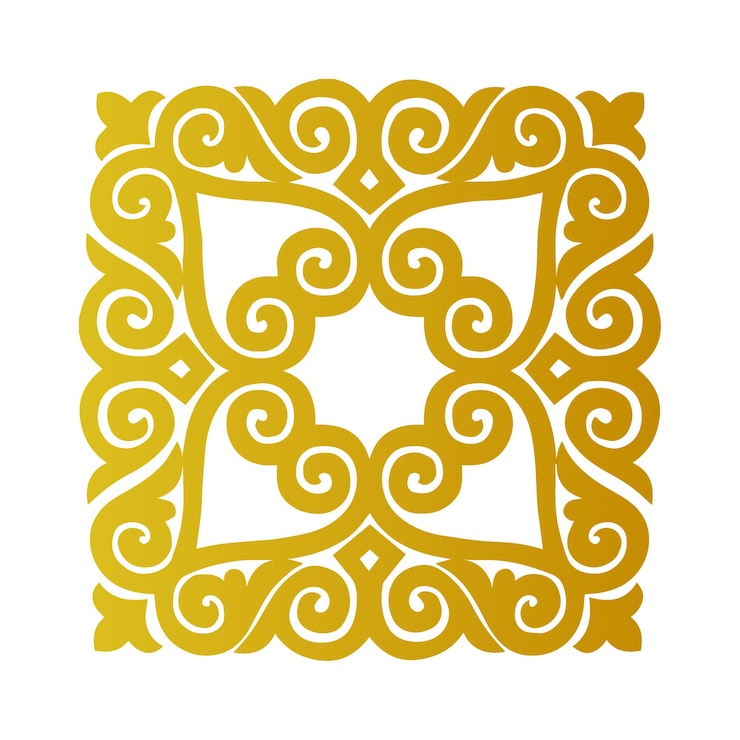 Vettore ornamento qazaqsha