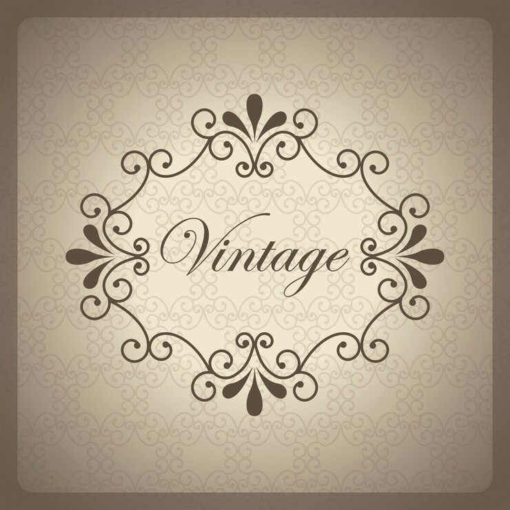 ornamento su sfondo marrone illustrazione vettoriale