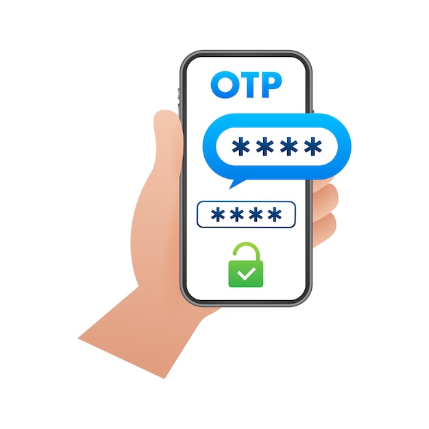 OTP Onetime password Autenticazione in 2 fasi Protezione dei dati concetto di sicurezza Internet