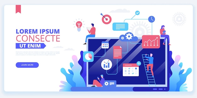 Ottimizzazione dei motori di ricerca SEO, sito web di marketing Ottimizzazione del flusso di lavoro, sviluppo software