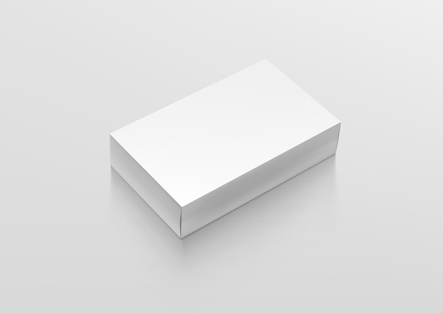 Pacchetto contenitore confezione prodotto bianco vuoto