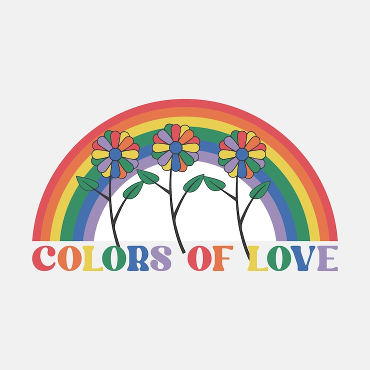 Vettore pacchetto di progettazione svg del mese dell'orgoglio lgbtq