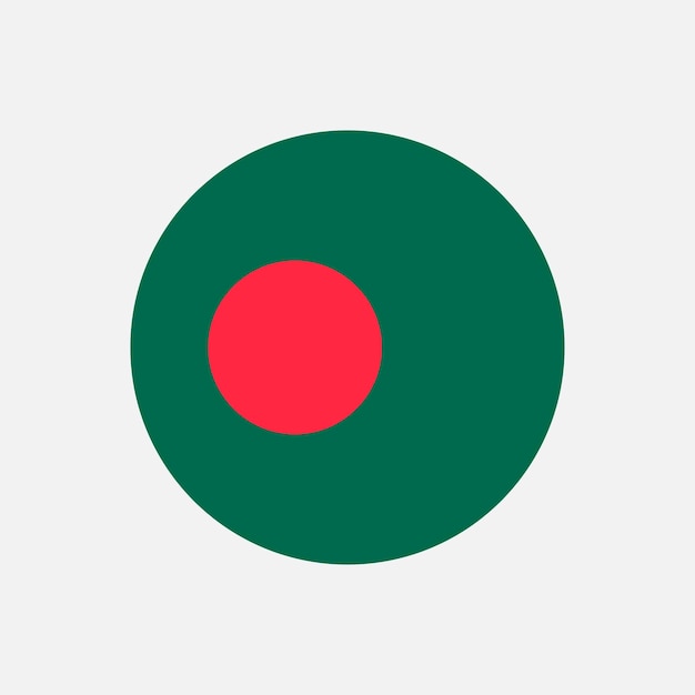 Paese Bangladesh Bangladesh bandiera Illustrazione vettoriale