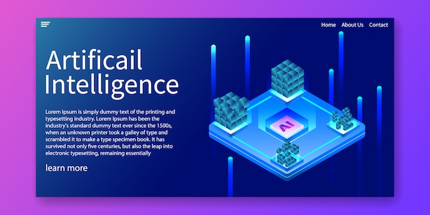 Pagina di destinazione di Intelligenza Artificiale