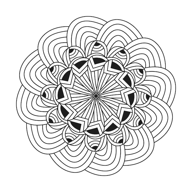 Pagine da colorare Mandala per bambini