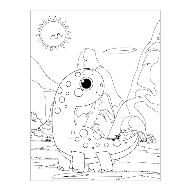 Pagine da colorare per dinosauri