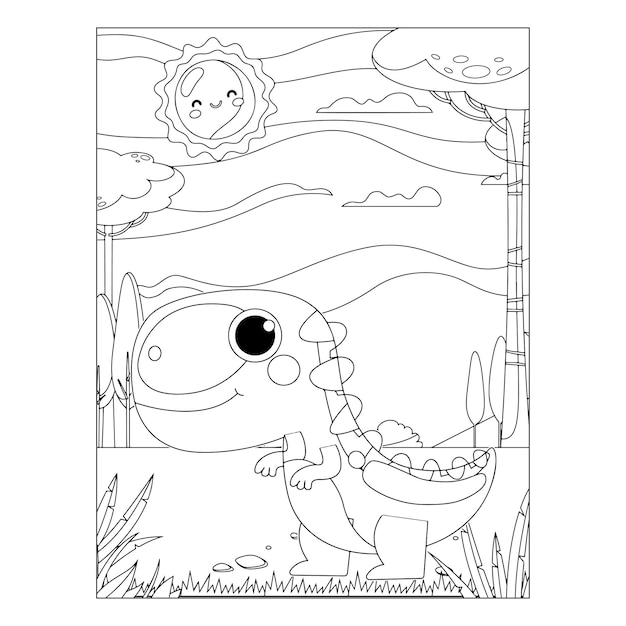 Pagine da colorare per dinosauri