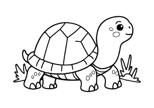 Pagine da colorare per i cuccioli di tartaruga