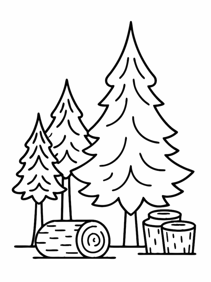Vettore pagine di libri da colorare per bambini e adulti con disegno vettoriale
