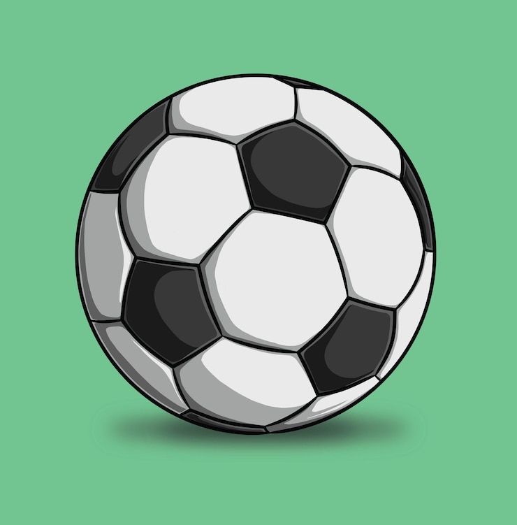 Vettore palla da calcio