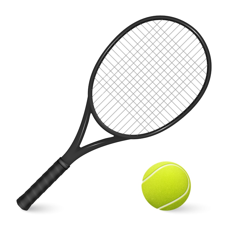 Vettore palla da tennis illustrazione