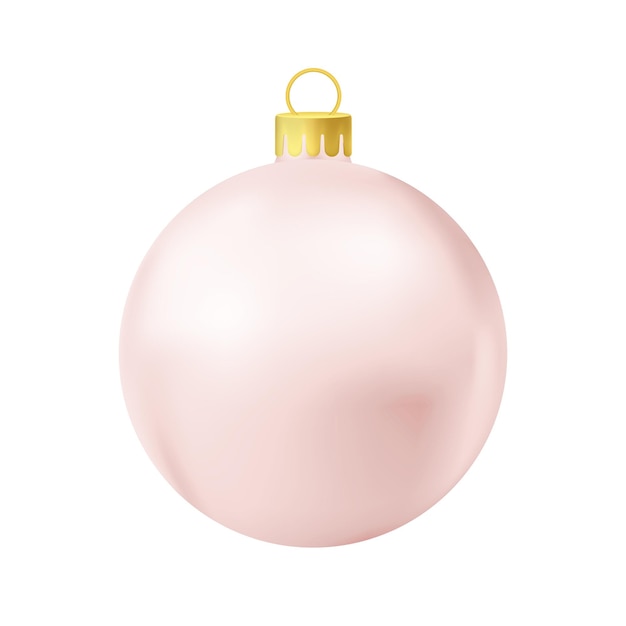 Palla per albero di Natale beige