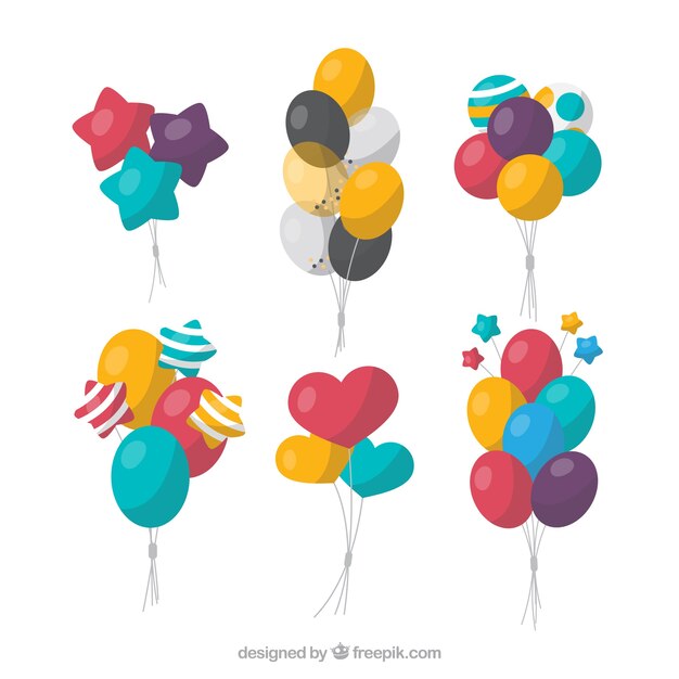 Palloncini decorativi carini e colorati