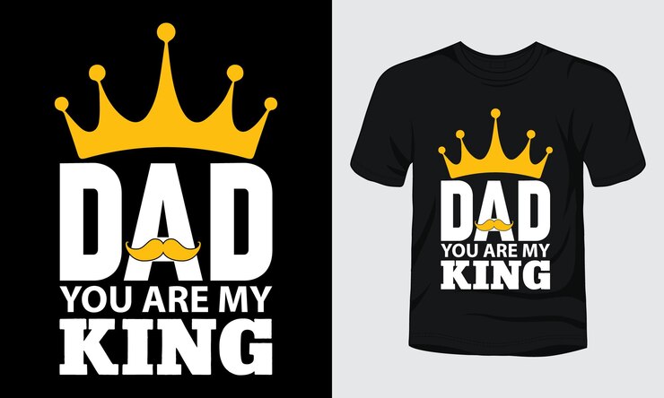 Papà tu sei il mio re t-shirt