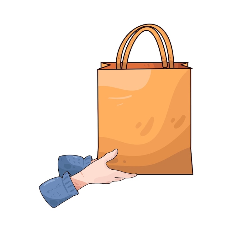 Vettore paper bag