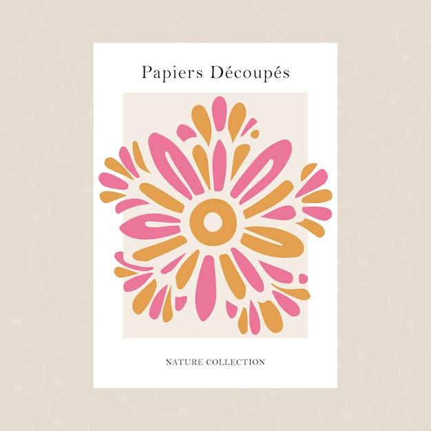 Papiers Decoupes Ritagli botanici Paper Nature Printable Art Poster