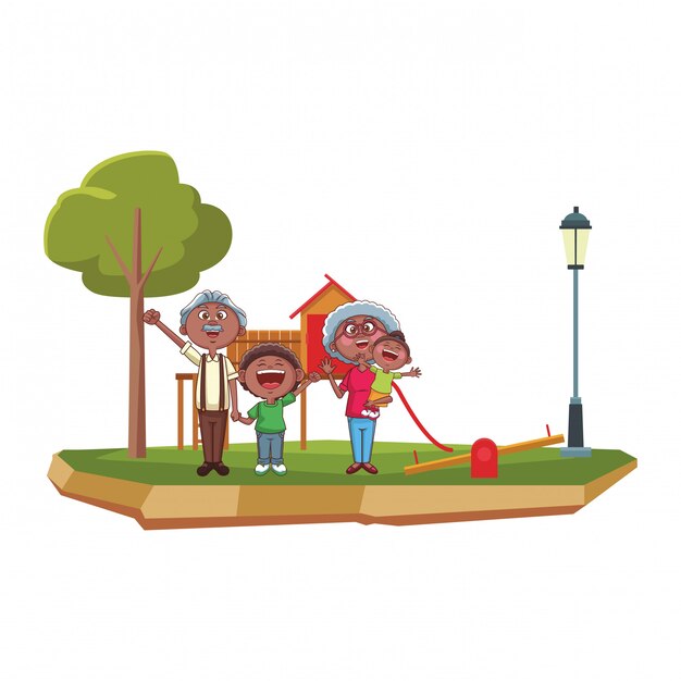 parco afro nonni e nipoti