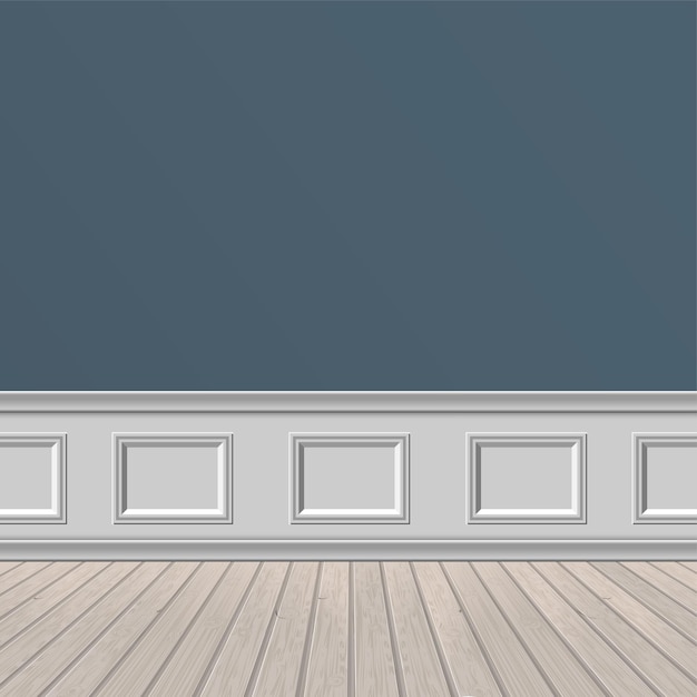 parete e pavimento in legno