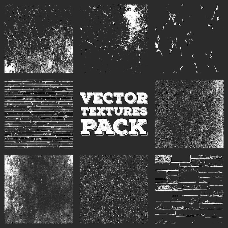 Vettore parete in gesso di cemento sfondi vettoriali grunge vintage