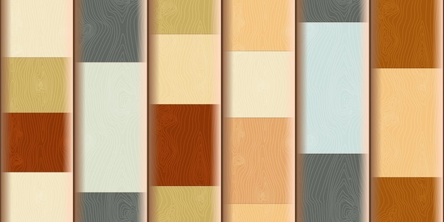 Parete verticale a tavola di legno lastre di legno consistenza modello senza cuciture colori diversi