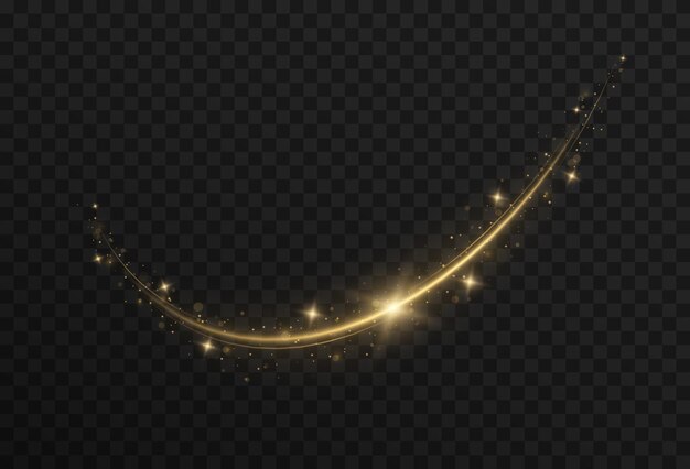 Particelle di polvere magica scintillante