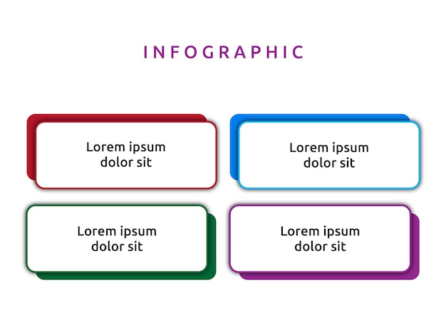 passaggi vettoriali infografica business template elemento