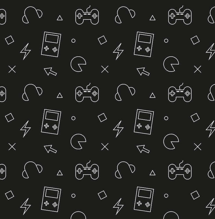 Vettore pattern videogiochi
