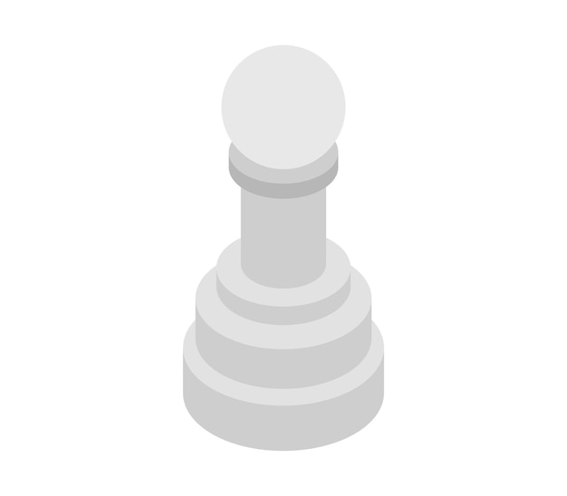 Pedone degli scacchi isometrico