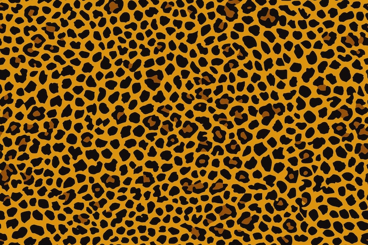 Vettore pelle di leopardo modello animale senza cuciture per il disegno