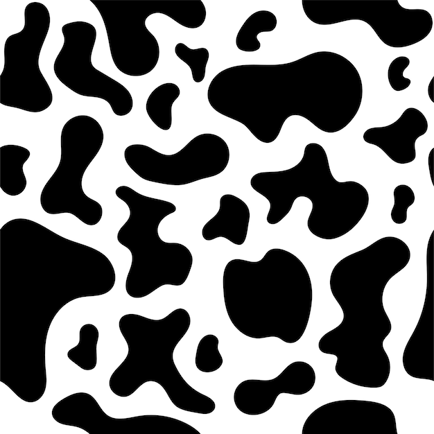 Pelle di mucca a disegno senza cuciture