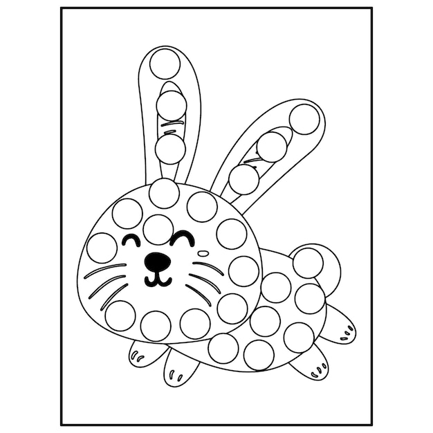 Pennarello a punti di Pasqua Disegni da colorare per bambini