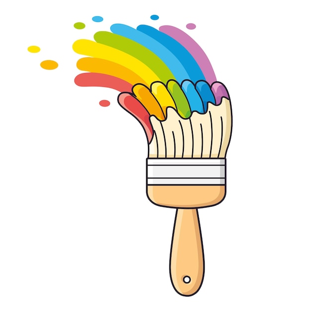 Pennello arcobaleno