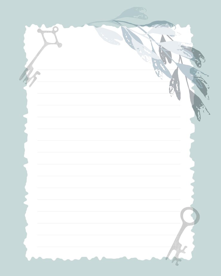 Vettore per fare il modello di elenco, scrapbooking, collage vintage, modello vuoto, promemoria, note. vecchia chiave