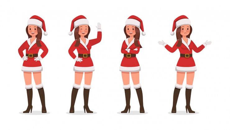 Personaggi di donna di Babbo Natale