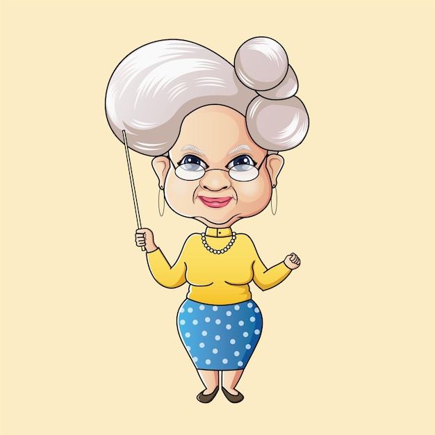 personaggio dei cartoni animati di nonna