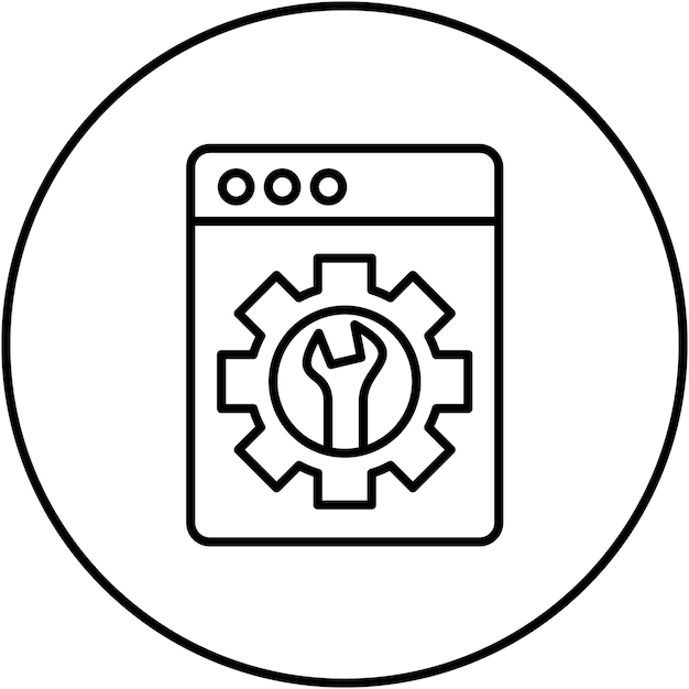 Personalizzazione dell'immagine vettoriale delle icone Può essere utilizzata per No Code