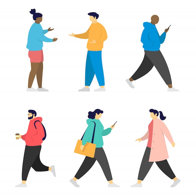 Persone che fanno varie attività