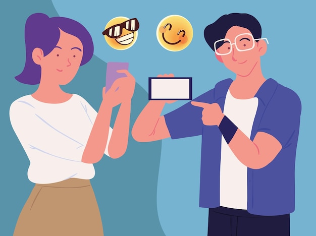Persone che utilizzano smartphone