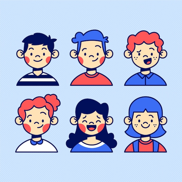 Persone di raccolta avatars