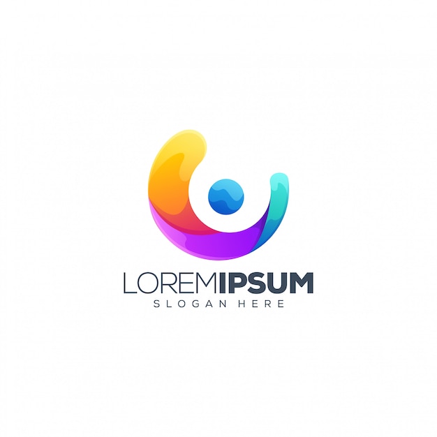 Persone logo design vettoriale