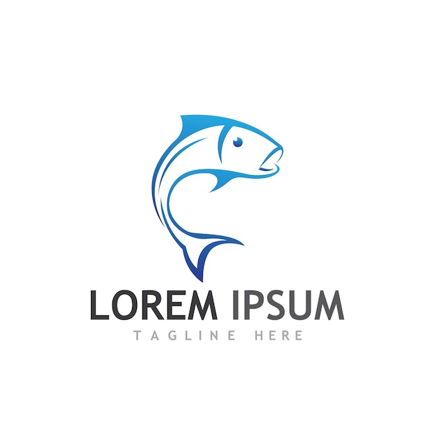 Pesce logo template