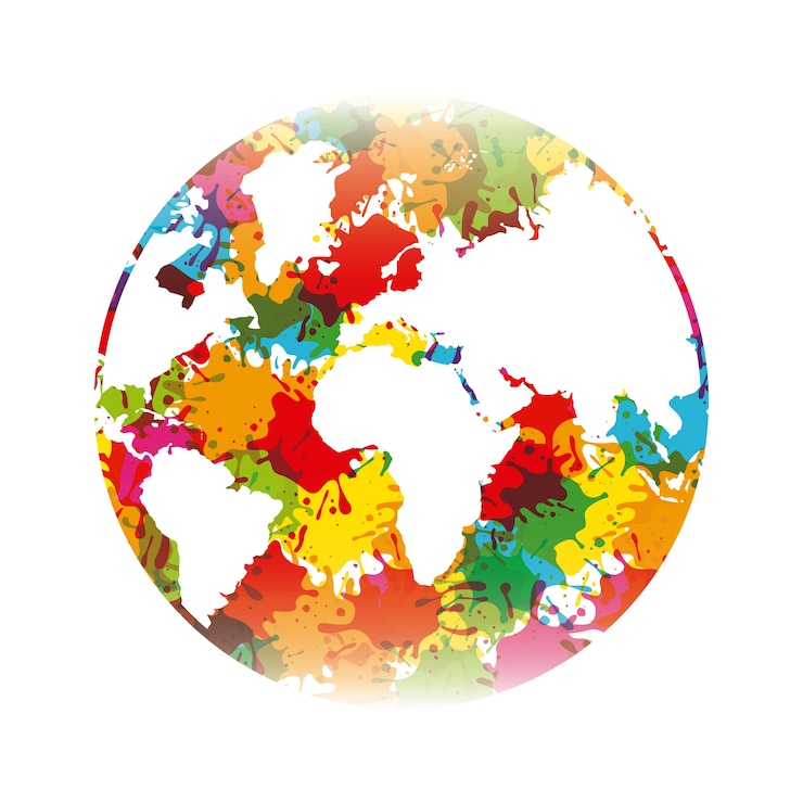 Vettore pianeta terra mondo