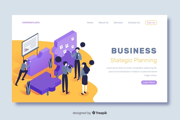 Pianificazione strategica della landing page aziendale
