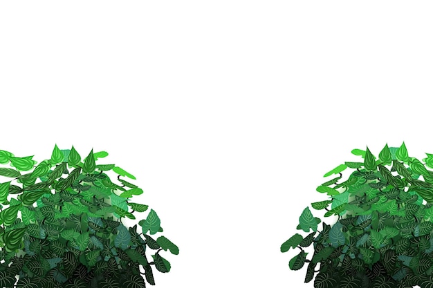 Pianta verde ornamentale a forma di siepe Arbusto da giardino realistico cespuglio stagionale bosso albero corona cespuglio fogliamePer decorare un parco un giardino o una recinzione verde