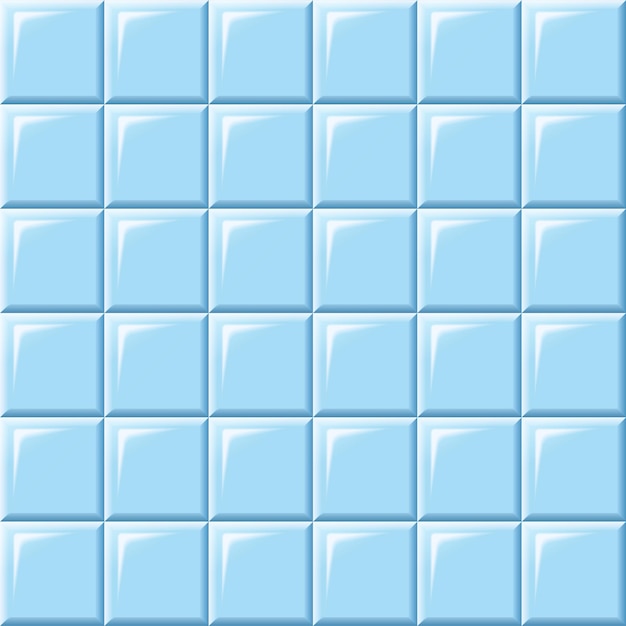 Piastrelle blu motivo a mosaico senza cuciture Mattoni bianchi in ceramica nella metropolitana della piscina all'aperto Parete o pavimento