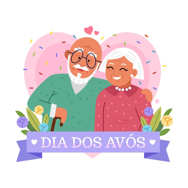 Piatto dia dos avos illustrazione
